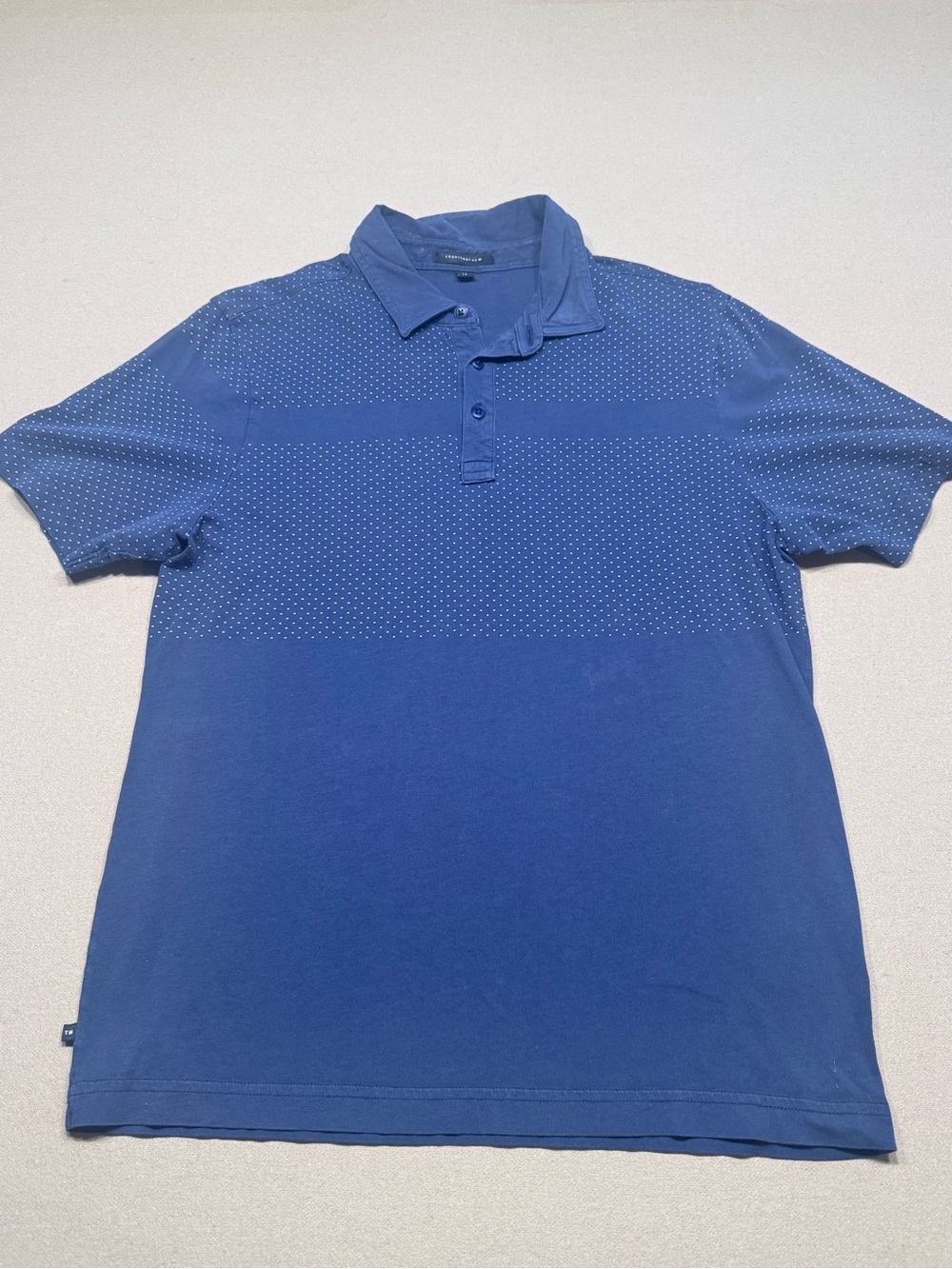 Travis Mathew Navy Blue Pima Cotton Golf Polo